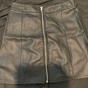 Forever 21 leather skirt